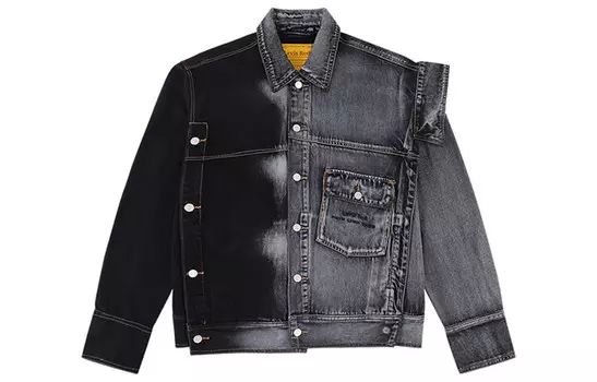 Джинсовая куртка унисекс черный/серый Levis