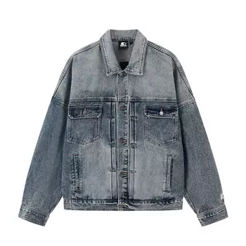 Джинсовая куртка унисекс деним Starter, цвет Denim
