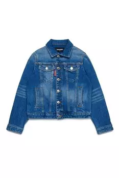 Джинсовая куртка UNISEX Dsquared2, синий