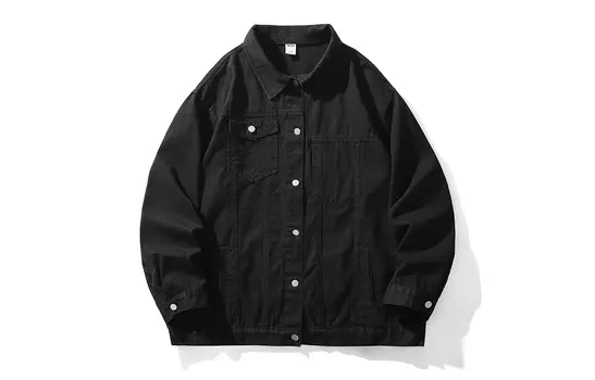 Джинсовая куртка унисекс Eooven, Черный