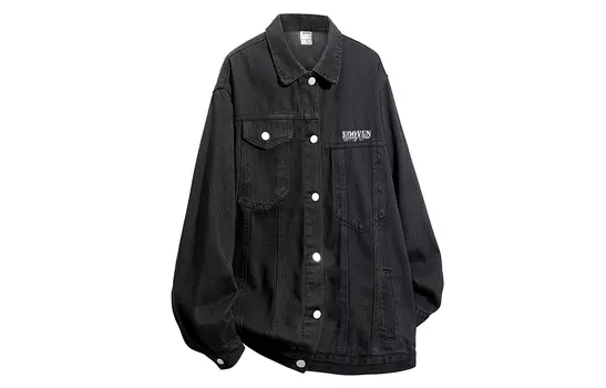 Джинсовая куртка унисекс Eooven, Черный