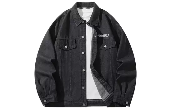 Джинсовая куртка унисекс Eooven, Черный