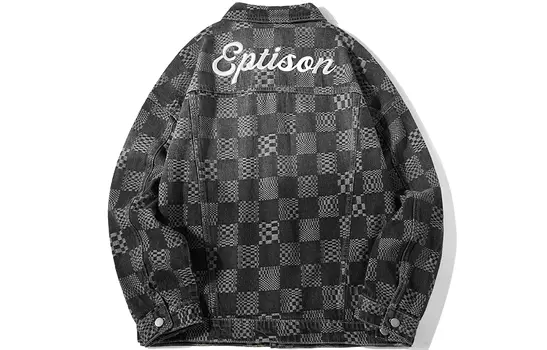 Джинсовая куртка унисекс EPTISON, Черный деним