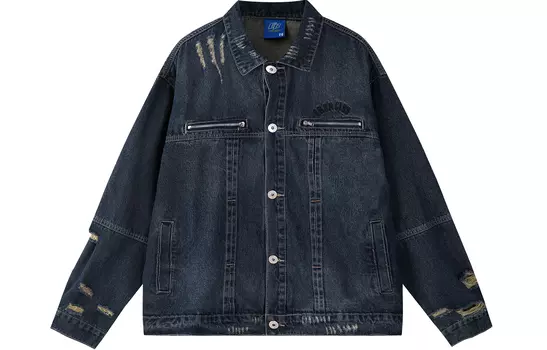 Джинсовая куртка унисекс ER, Темно-синий