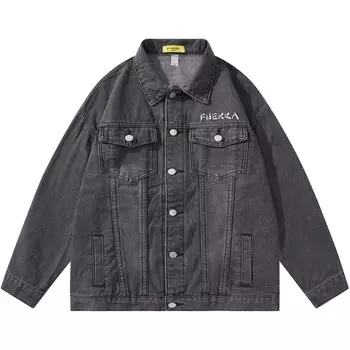Джинсовая куртка унисекс Fuerza, черный