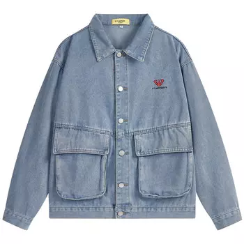 Джинсовая куртка унисекс Fuerza, синий