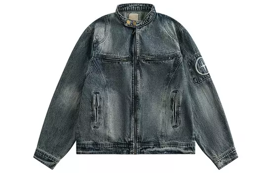 Джинсовая куртка унисекс ICH MODE, Синий (контрастный)