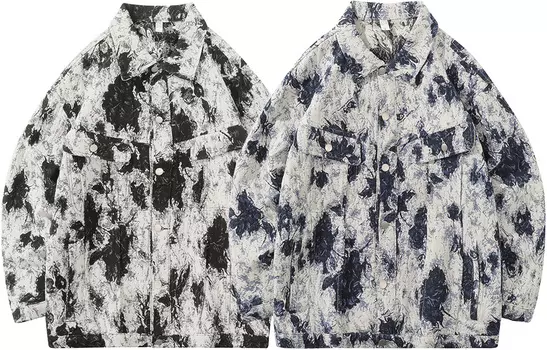 Джинсовая куртка унисекс Igoi, Черный (в комплекте со случайными брюками)