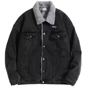 Джинсовая куртка унисекс Jeep, черный