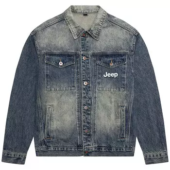 Джинсовая куртка унисекс Jeep, цвет Vintage Blue