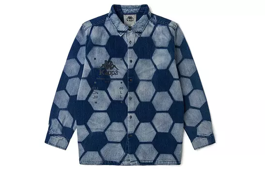 Джинсовая куртка унисекс Kappa, Zhouzi Blue-Z84P
