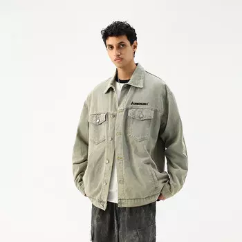 Джинсовая куртка унисекс Kawasaki, черный