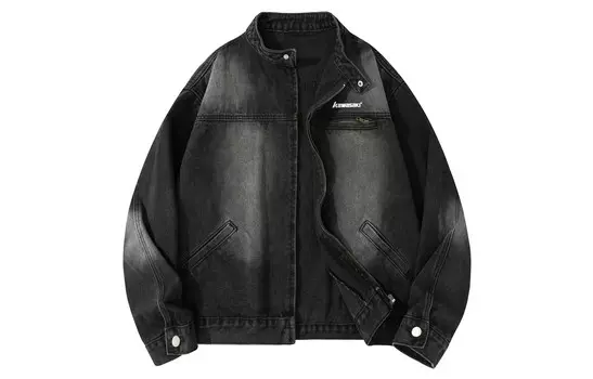 Джинсовая куртка унисекс Kawasaki, черный