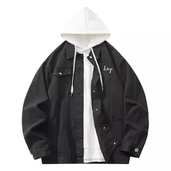 Джинсовая куртка унисекс LIVINGTOWN, Черный