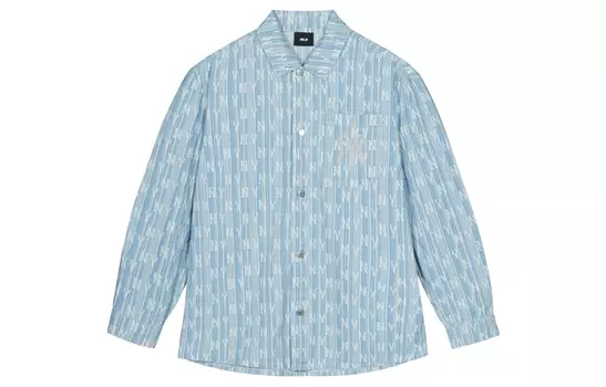 Джинсовая куртка унисекс MLB, Светло-синий