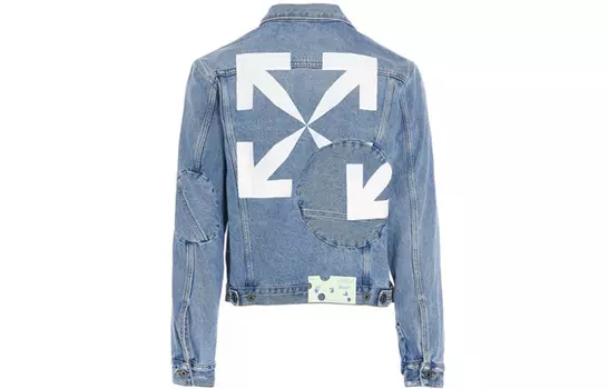 Джинсовая куртка унисекс Off-White, синий