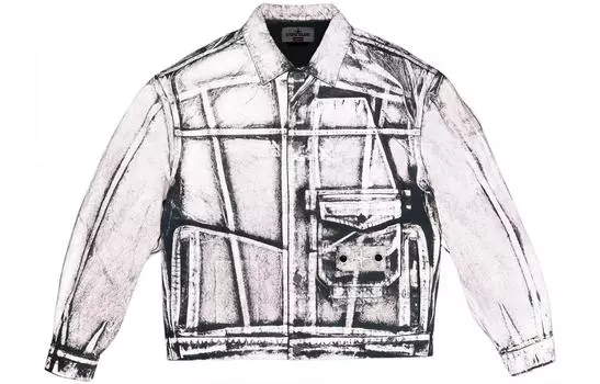 Джинсовая куртка унисекс Supreme, серый