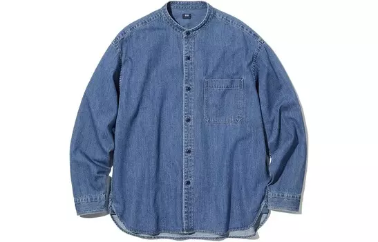 Джинсовая куртка унисекс UNIQLO, цвет 64lakesblue