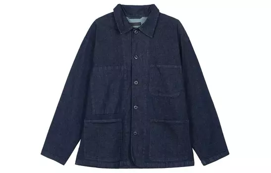 Джинсовая куртка Uniqlo мужская, 68 темно-синий