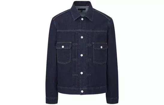 Джинсовая куртка унисекс UNIQLO, цвет Dark Blue