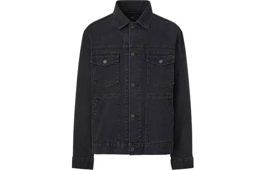 Джинсовая куртка унисекс UNIQLO, цвет Dark Gray