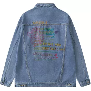 Джинсовая куртка унисекс Xavier3, Синий