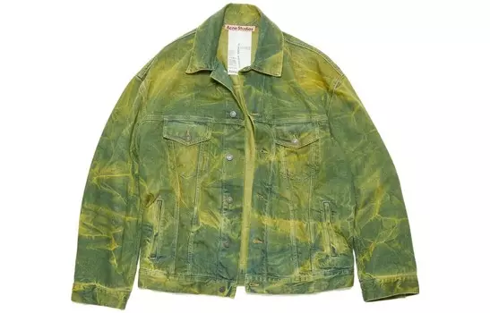 Джинсовая куртка унисекс зеленый Acne Studios