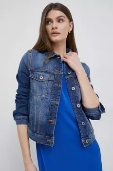 Джинсовая куртка United Colors of Benetton, синий
