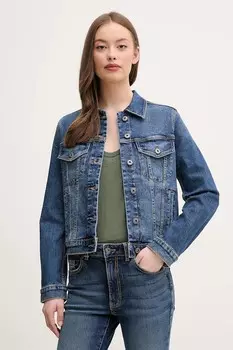 Джинсовая куртка United Colors Of Benetton, синий