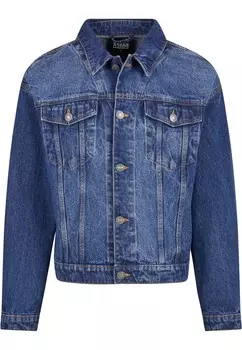 Джинсовая куртка Urban Classics Between-Season Jacket, синий деним