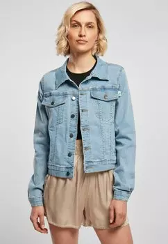 Джинсовая куртка Urban Classics ЖЕНСКАЯ КУРТКА ИЗ ОРГАНИЧЕСКОГО ДЕНИМА, цвет clearblue bleached