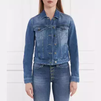 Джинсовая куртка узкого кроя Dondup - Made In Italy, синий