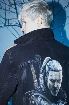 Джинсовая куртка Ведьмак х Medicine, черный