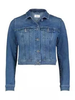 Джинсовая куртка Vera Mont Jeansjacke mit Waschung, синий