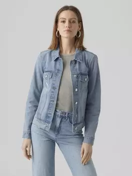 Джинсовая куртка Vero Moda Jeansjacke, цвет Light Blue Denim