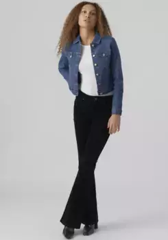 Джинсовая куртка Vero Moda "VMLUNA LS SLIM DNM JACKET MIX GA NOOS", синий