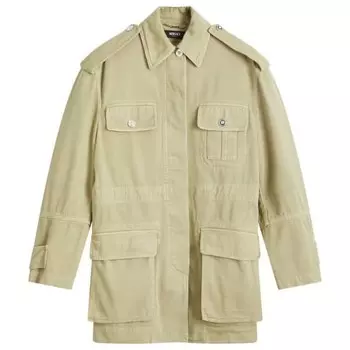 Джинсовая куртка Versace, коричневый