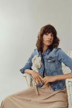 Джинсовая куртка Vila, синий