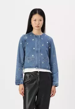Джинсовая куртка VMBELLA SHORT JACKET Vero Moda, синий деним