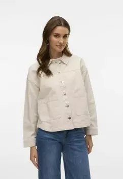 Джинсовая куртка VMJAMIE MIX NOOS Vero Moda, молочный