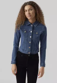 Джинсовая куртка VMLUNA LS MIX GA NOOS Vero Moda, цвет Medium Blue Denim