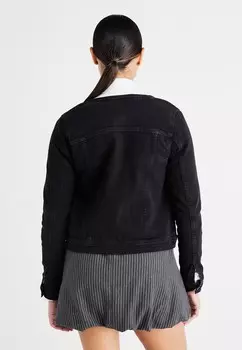 Джинсовая куртка VMMEDUSA SLIM JACKET Vero Moda, черный деним