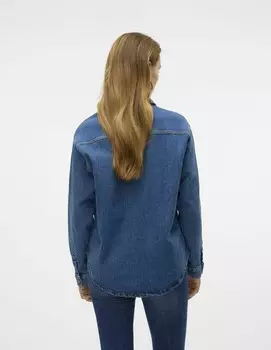 Джинсовая куртка VMTESSIE Vero Moda, синий деним
