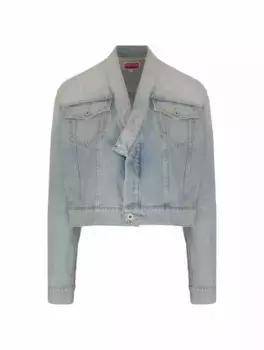 Джинсовая куртка в стиле кимано Kenzo, голубой