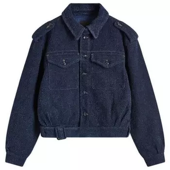 Джинсовая куртка в стиле милитари Givenchy, синий