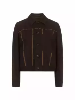 Джинсовая куртка в винтажном стиле Y’s, коричневый