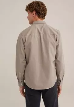 Джинсовая куртка WE Fashion, бежевый