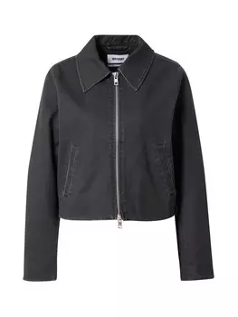 Джинсовая куртка WEEKDAY Between-Season Jacket Nemo, черный деним