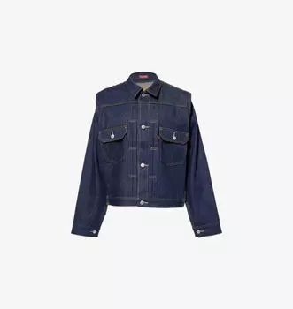Джинсовая куртка водителя грузовика Levi'S x Undercover Pinnacle Type II Levis, индиго