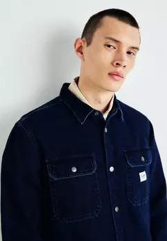 Джинсовая куртка WORKWEAR OVERSHIRT Lee, темно-синий деним